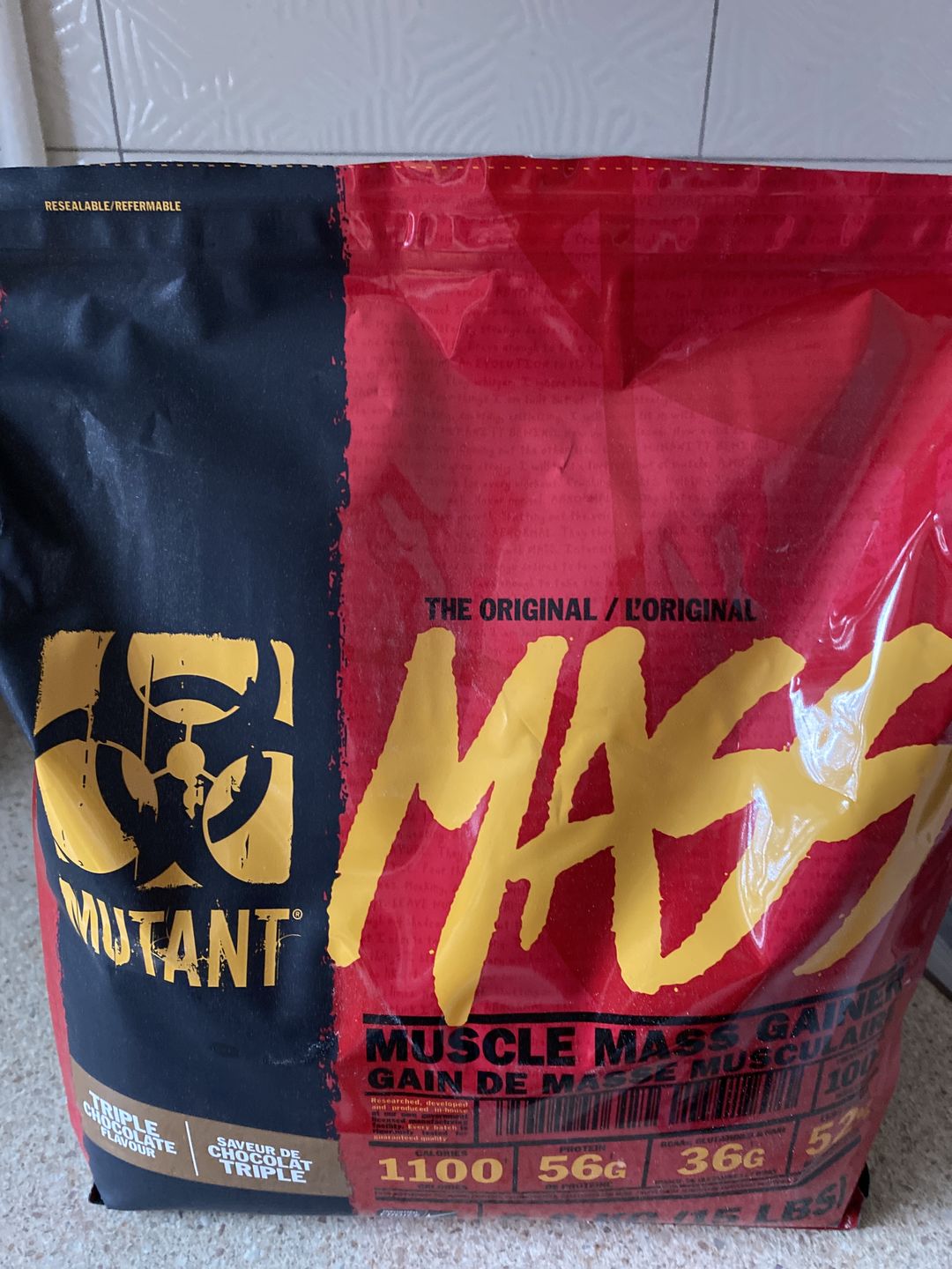 Customer photo review of Mutant Mass (6.8 kg)
