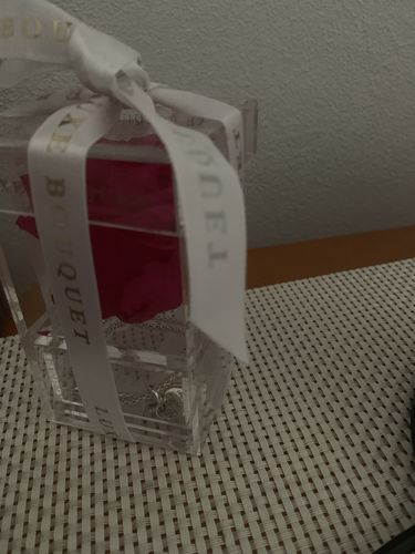 Customer photo review of Single Rose Acrylic With Storage Drawer