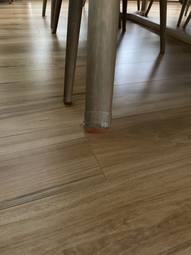 Customer photo review of Groovy Flex Silicone Felt Chair Leg Protectors | Stretchy Edition