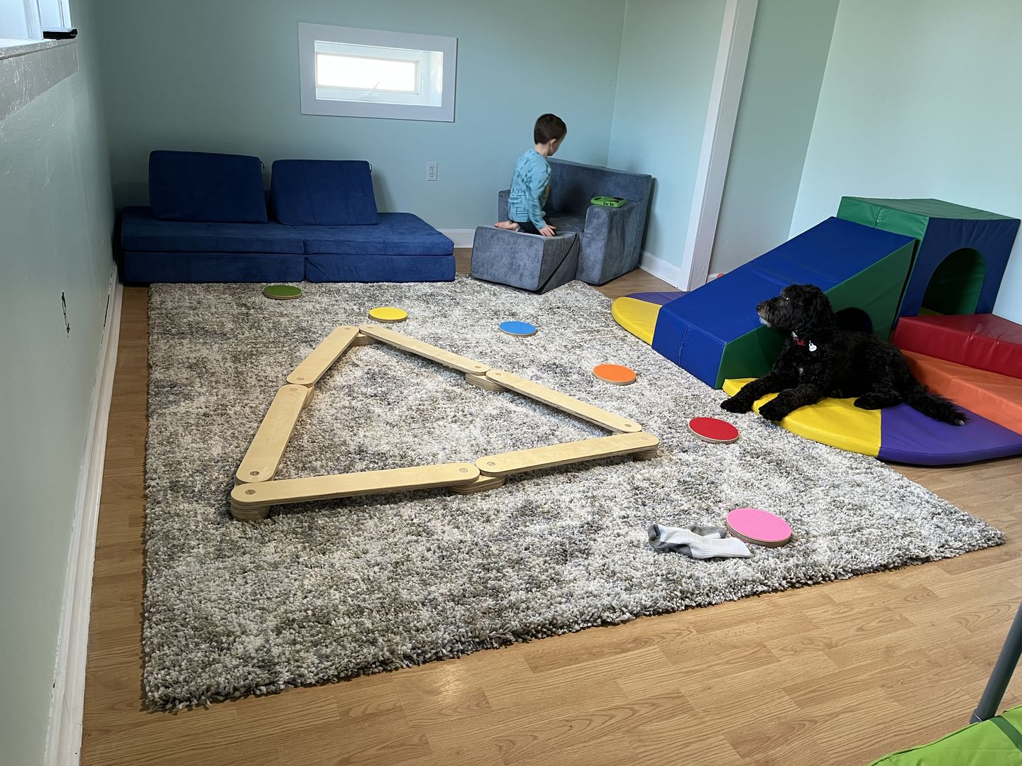 Customer photo review of Majesty - Balance Beam Stepping Stones