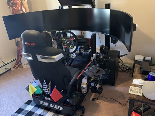 Customer photo review of Simulator Monitor Stand