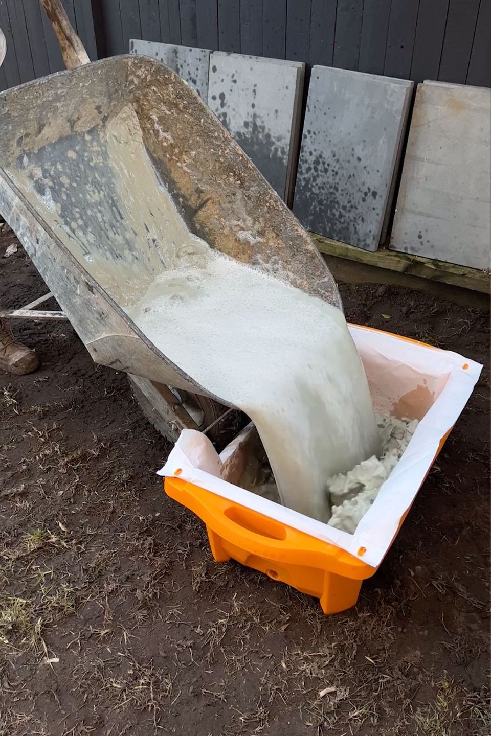 Customer photo review of SLURRYTUB (Single Tub)