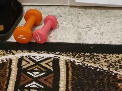 Customer photo review of משקולת יד מצופה נאופרן 1.0 ק"ג יח'