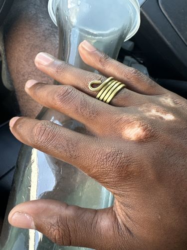 Customer photo review of Brass Ring | K!NG $TACK