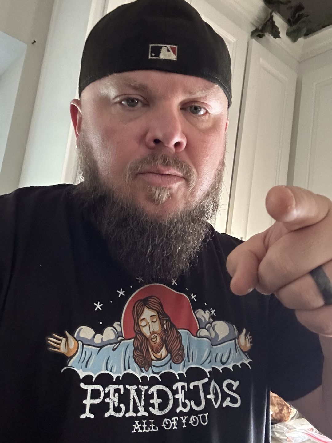 Customer photo review of Premium Pendejos, All Of You Old School OG T-shirt