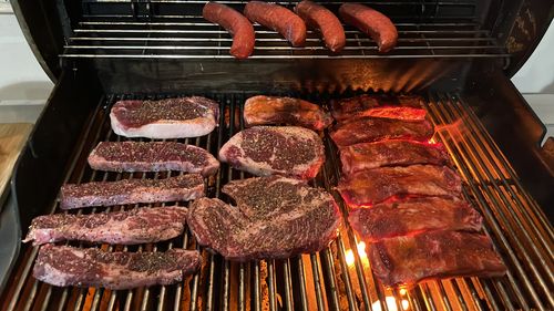 Reseña con foto de un cliente sobre Kit Carne Asada