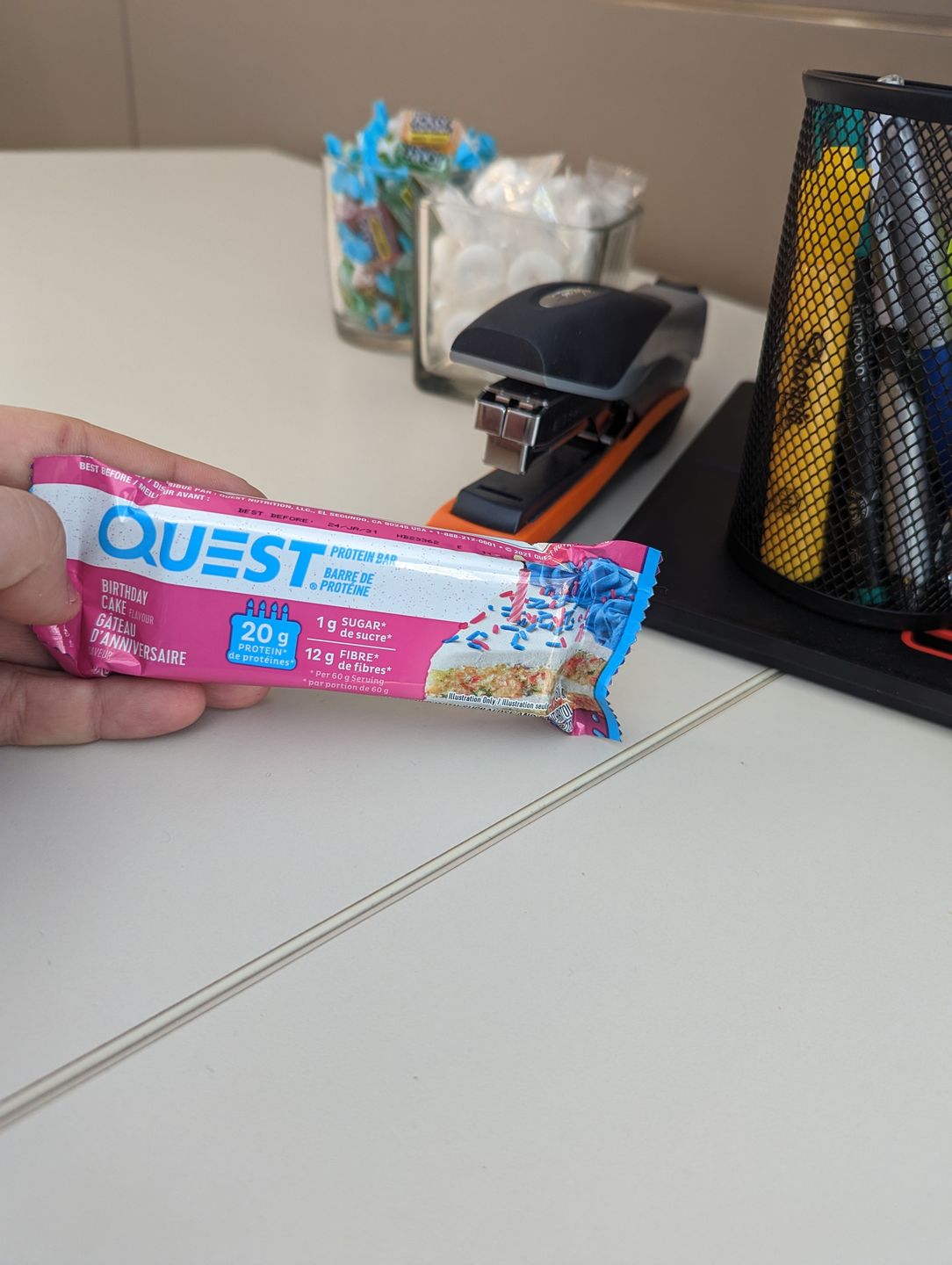 Customer photo review of Quest - Barre de protéine 60g
