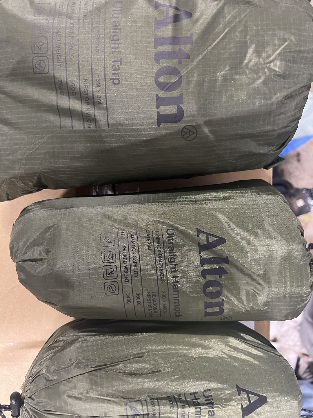 Customer photo review of Ultralight Hammock Set