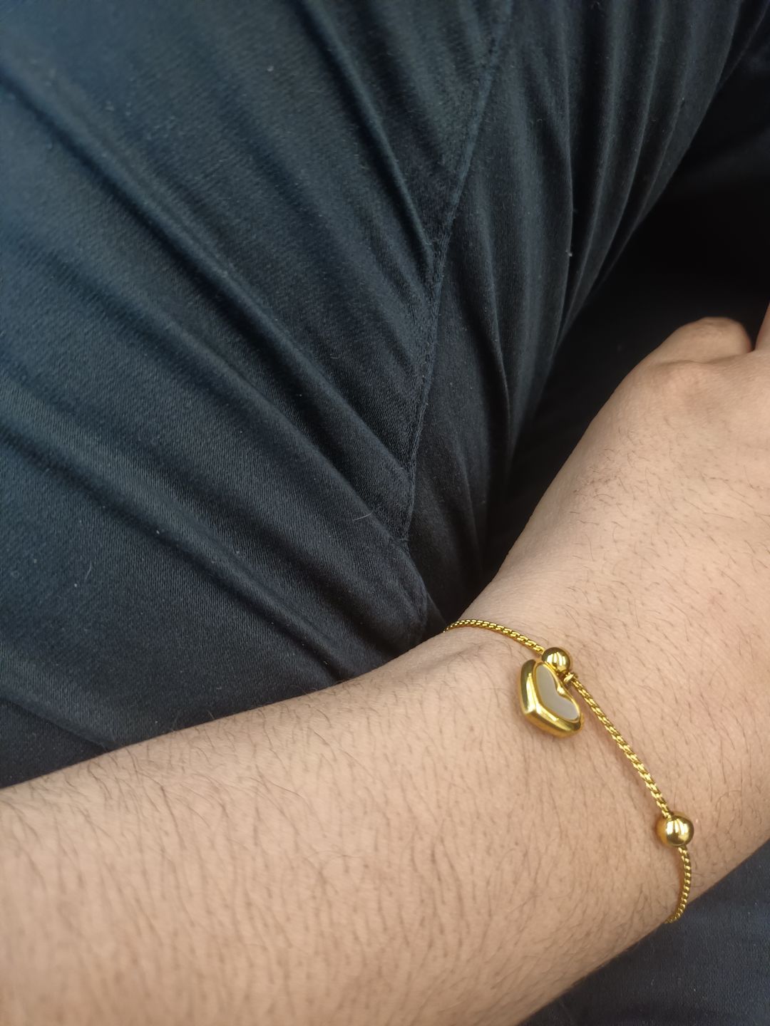 Customer photo review of Forever Love Heart Bracelet
