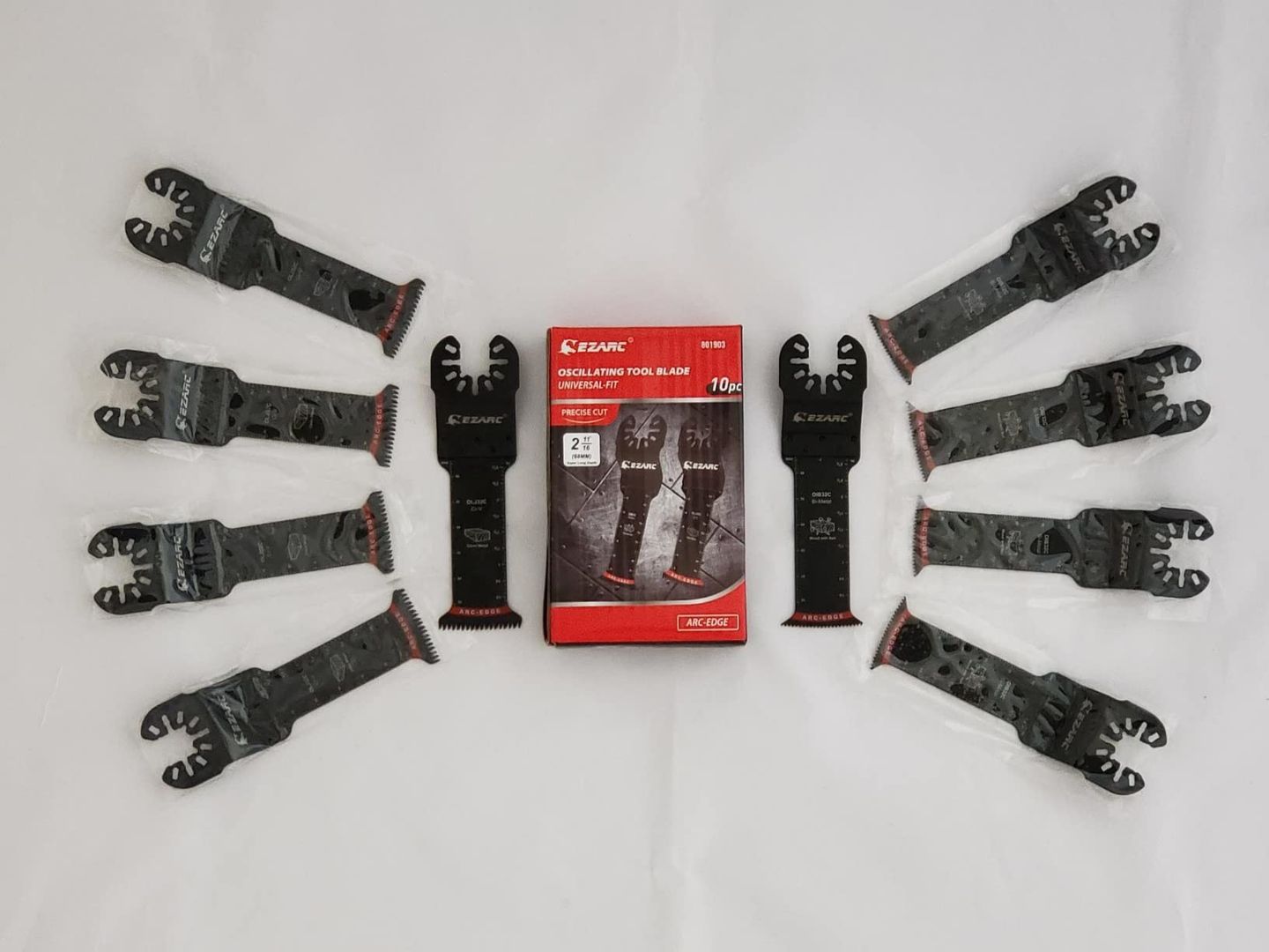 Customer photo review of Extra-Long Reach Arc Edge Oscillating Multitool Blades For General Purpose,Bi-Metal & Japanese Teeth(10pcs)