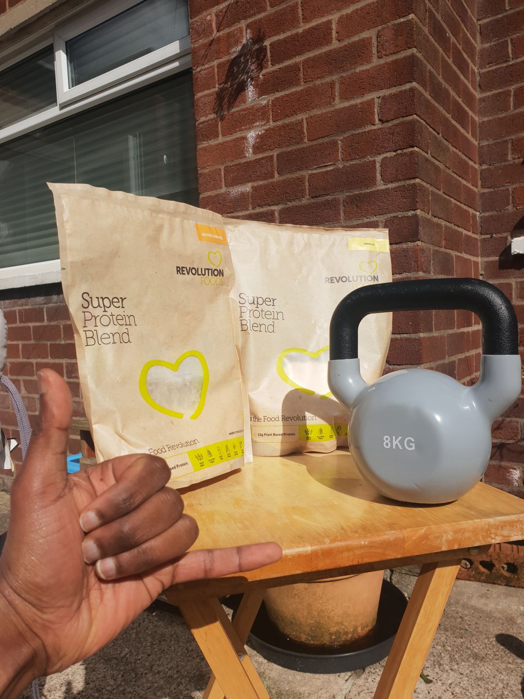 Customer photo review of Superblend Protein Powder