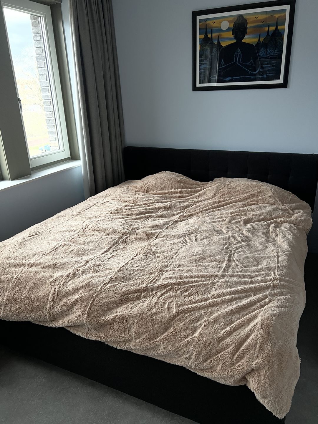Customer photo review of Dekbedovertrek Teddy Fluffy Nude