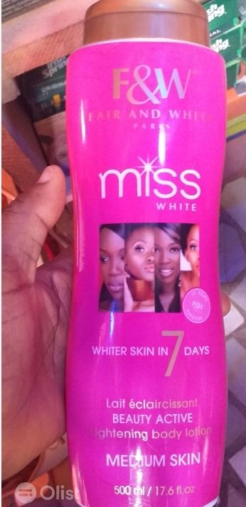 Customer photo review of Fair and White Miss White Body Lightening Lotion 7 days 500ml