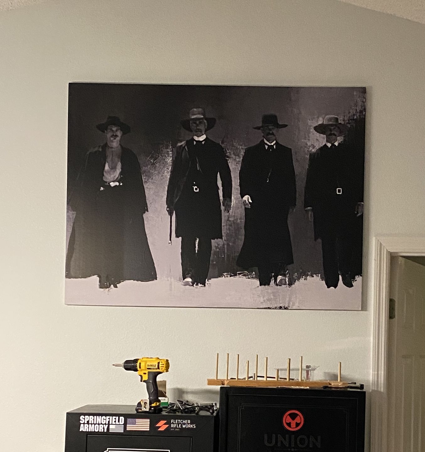 Customer photo review of Tombstone Wall Art