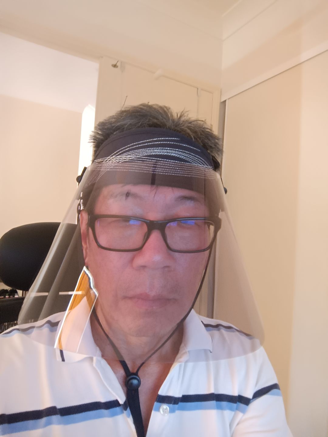 Customer photo review of UV Cut - Roll-up Discoloration Lens Visor Hat Unisex UPF50+