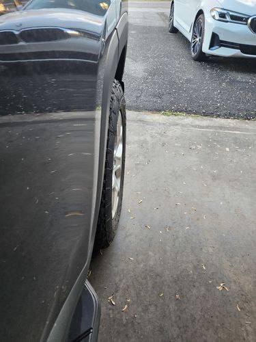Customer photo review of Hubcentric Wheel Spacers 5x110 1'' (25mm) Fits Jeep Renegade Cherokee Compass Chrysler 200