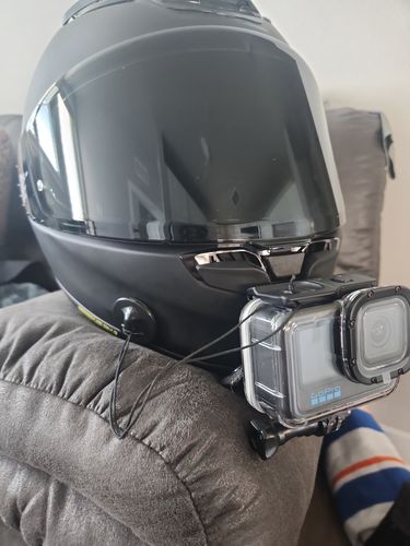 Customer photo review of Shoei RF-1400/NXR2/Z-8 Camera Mount