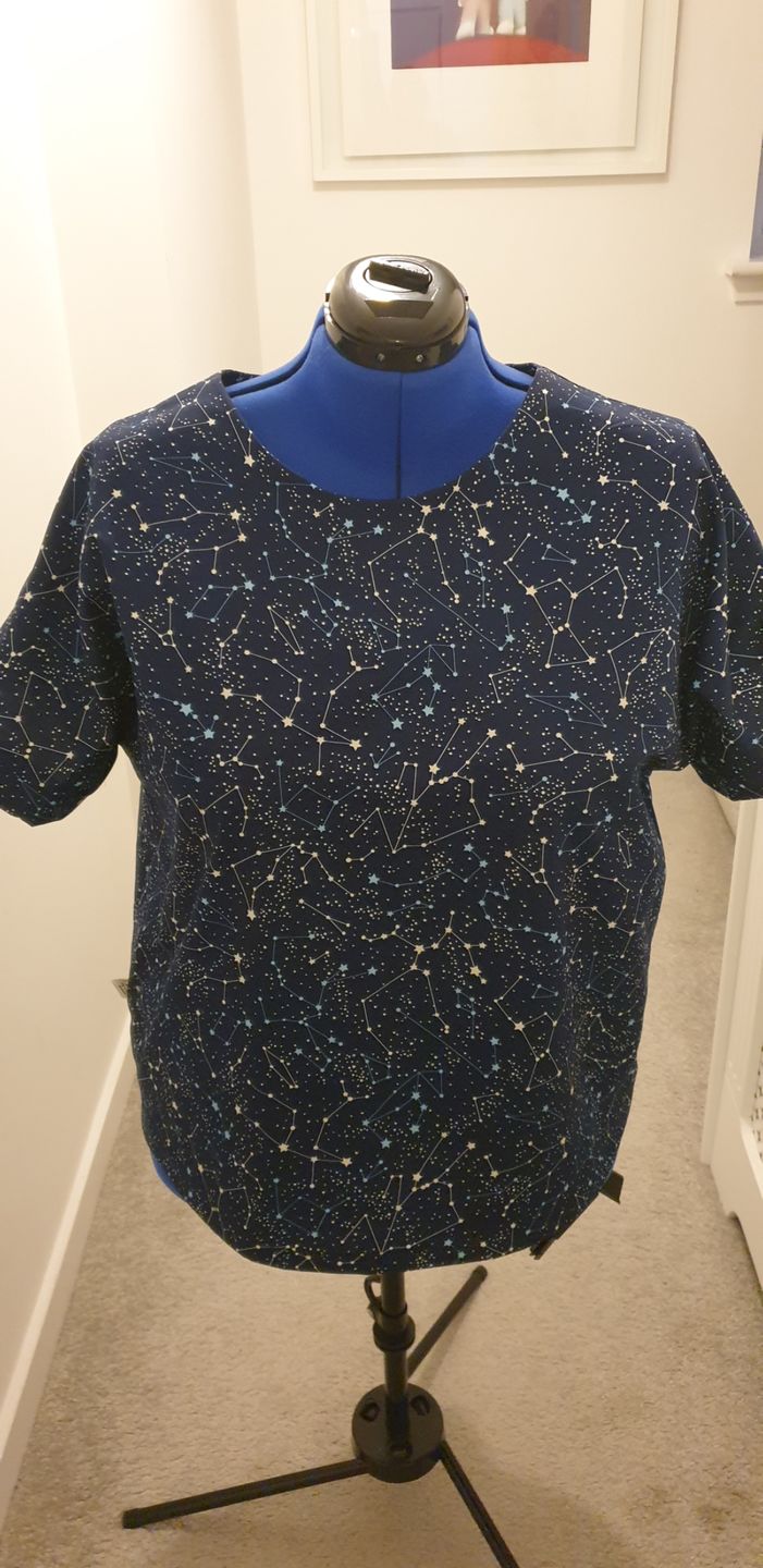 Customer photo review of Stars Constellation Rose & Hubble Cotton Poplin Fabric