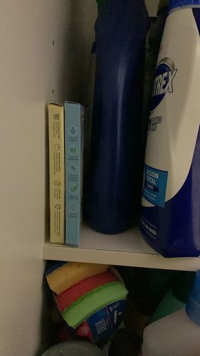 Customer photo review of Eco-Tiras de Detergente 40 lavados Natulim