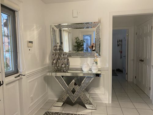 Customer photo review of Modern Silver Ceramic Vase