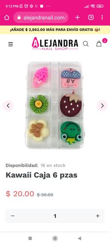 Customer photo review of Kawaii Caja 6 pzas