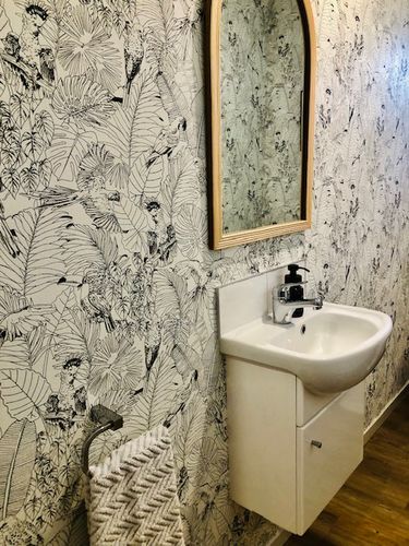 Customer photo review of Parrot Jungle Wallpaper 3 Colours