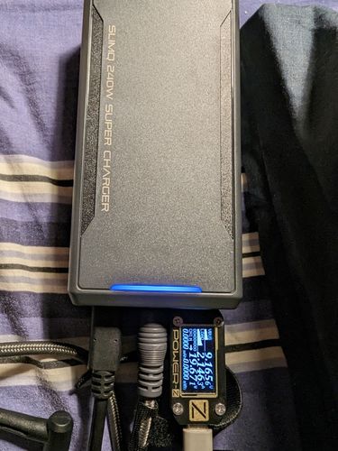 Customer photo review of 240W DC & USB C GaN Charger