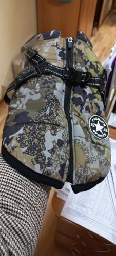 Customer photo review of Dog Coat - Winter Dog Jacket Australia