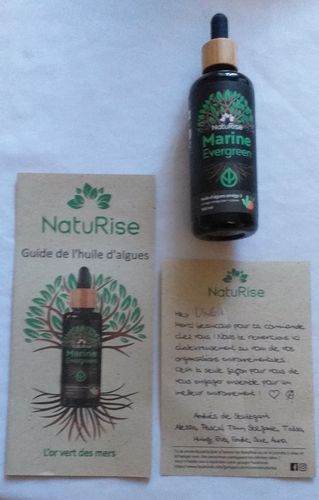 Avis photo d'un client sur Huile d'algues oméga 3 (100ml)
