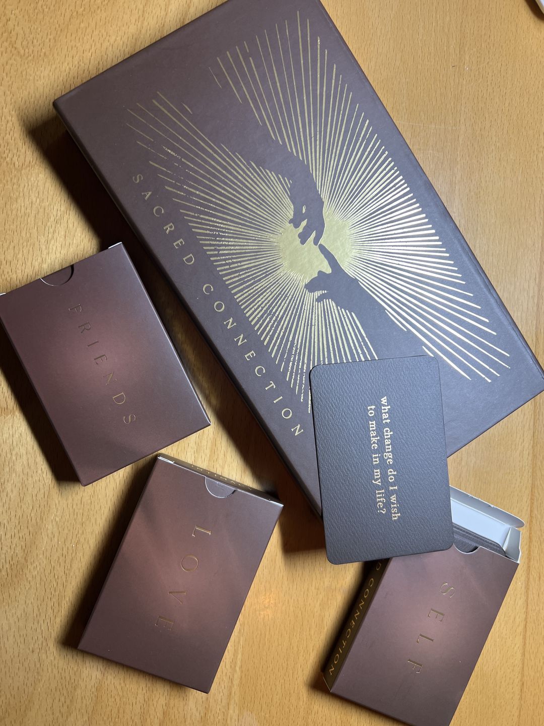 Customer photo review of Sacred Connection Cards