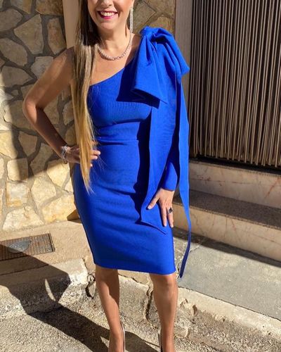 Customer photo review of Bony Midi Dress