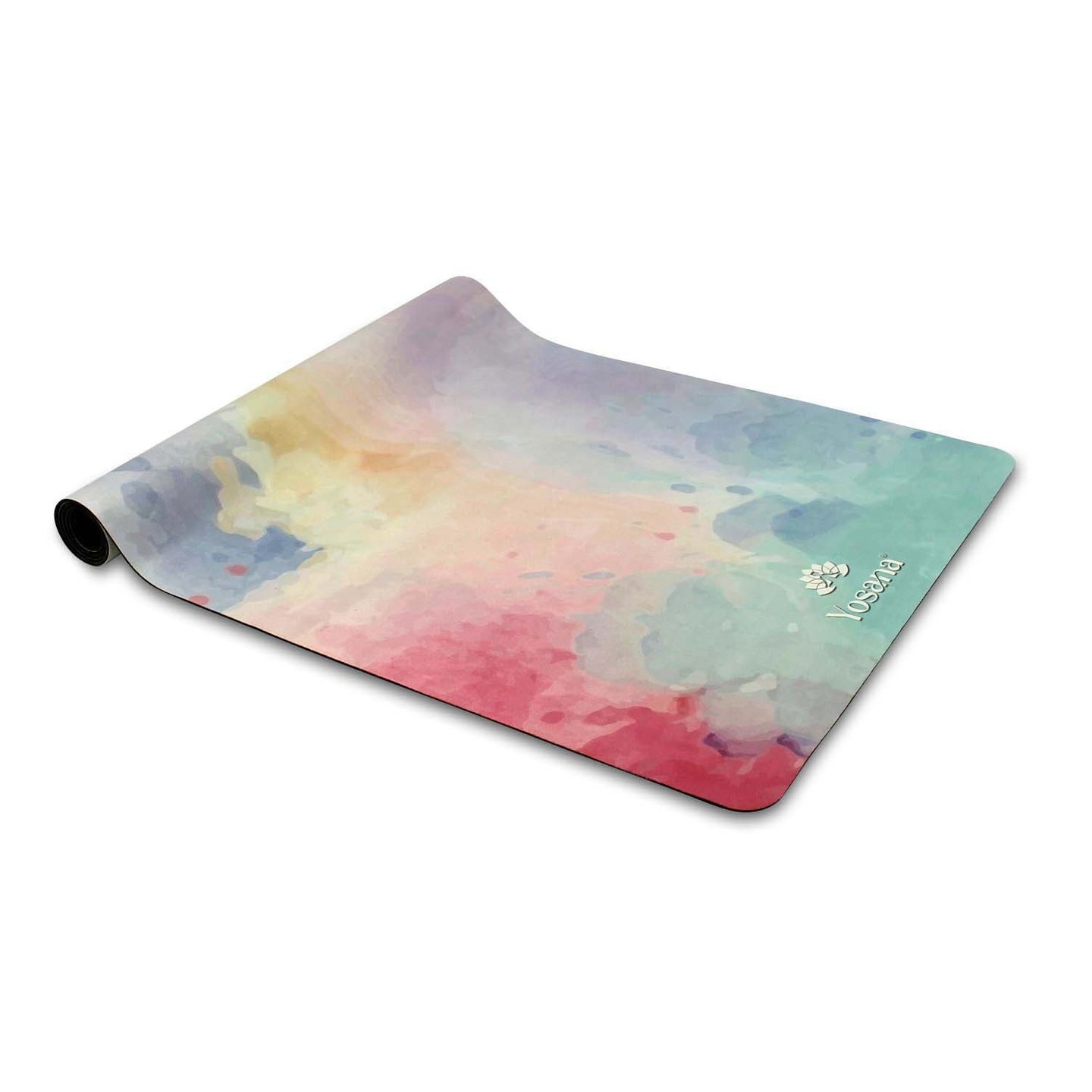 Customer photo review of Yogamatte "Colorful Clouds" inkl. Tragegurt