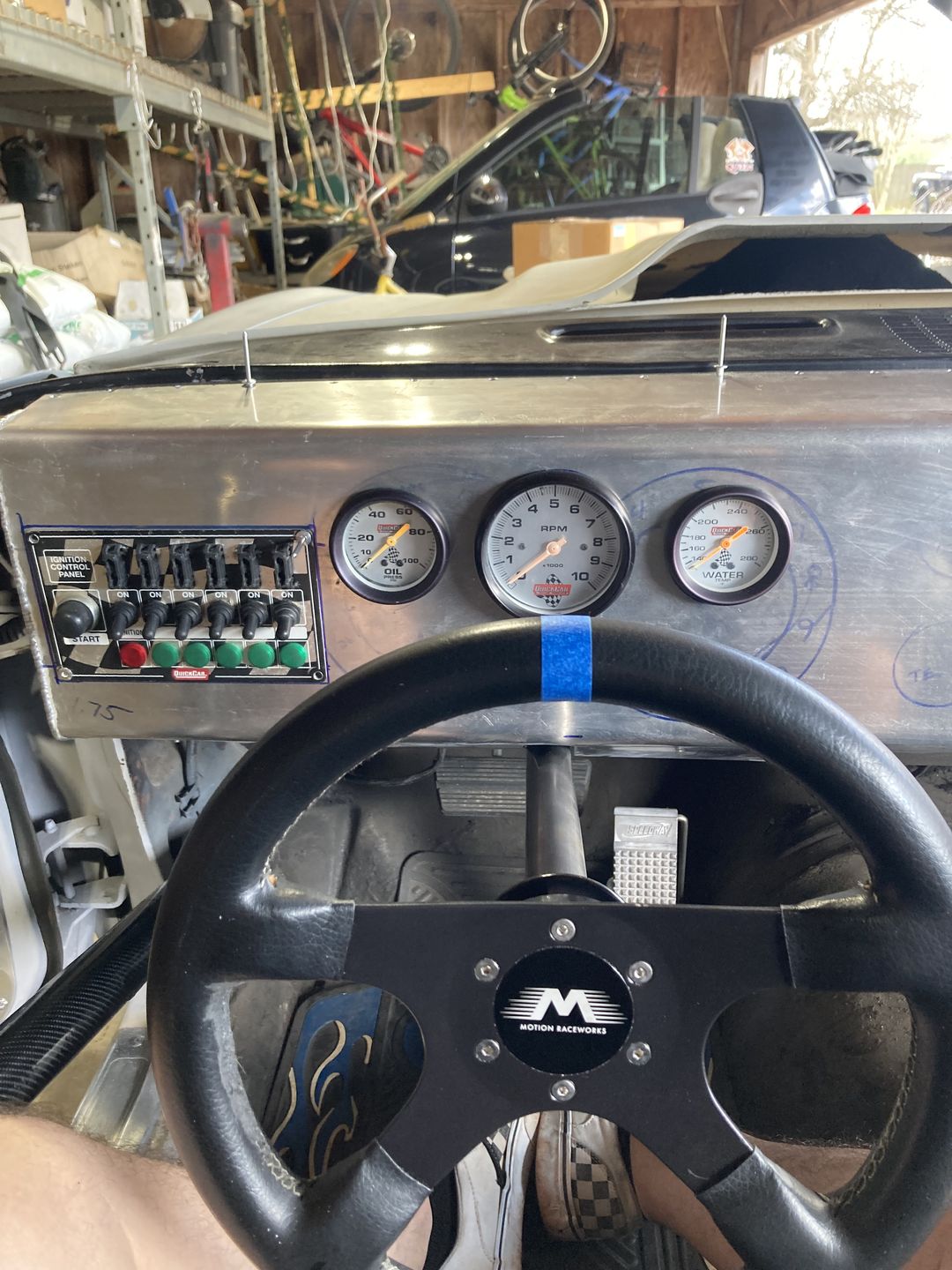 Customer photo review of Motion Raceworks DIY Lightweight Chromoly Steering Column Kit 15-210