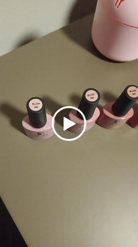 Customer video review of Gel Gama Blush 6 pzas MUSSA