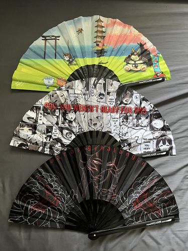 Customer photo review of Custom - Hand Fan