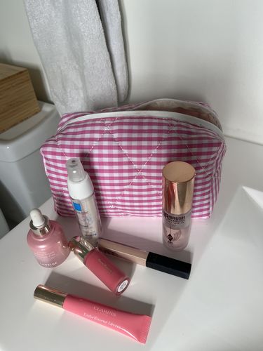 Customer photo review of Trousse de voyage - Picnic Pink