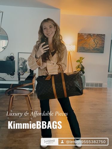Customer photo review of PRELOVED Louis Vuitton Keepall  50 Monogram Duffel Bag 844MB 031523