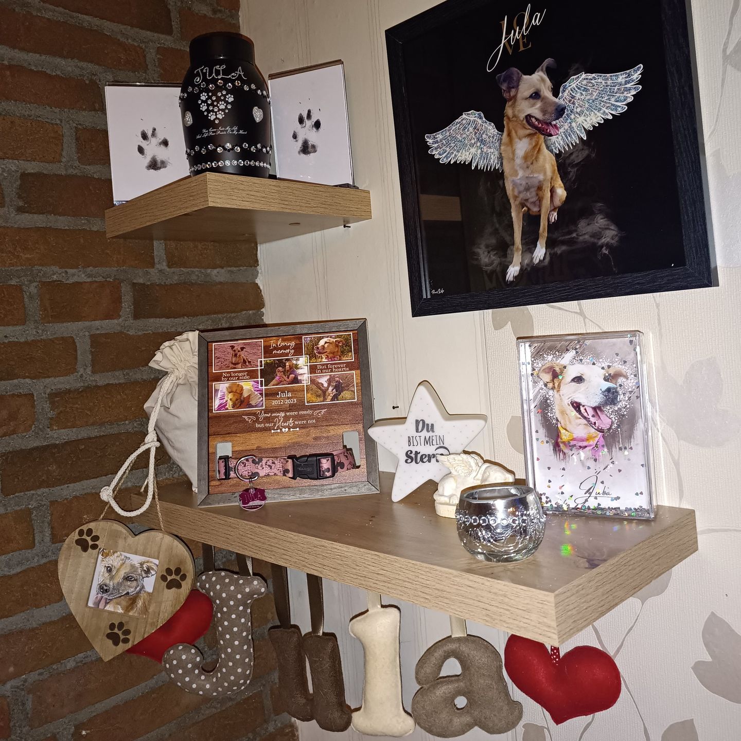 Customer photo review of Personalisiertes Portrait - Diamant Engel Stil