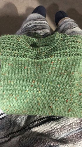 Customer photo review of Ladies Mystery Knitting Box