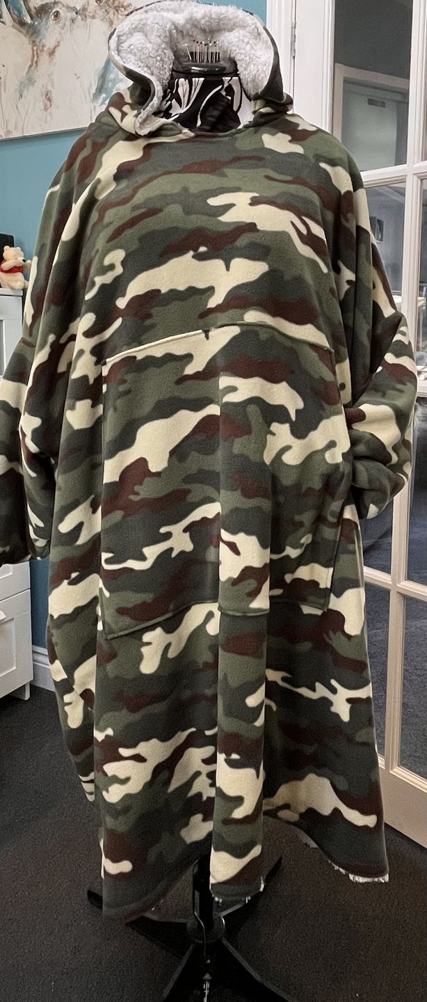 Customer photo review of Camo Anti Pill Polar Fleece Fabric