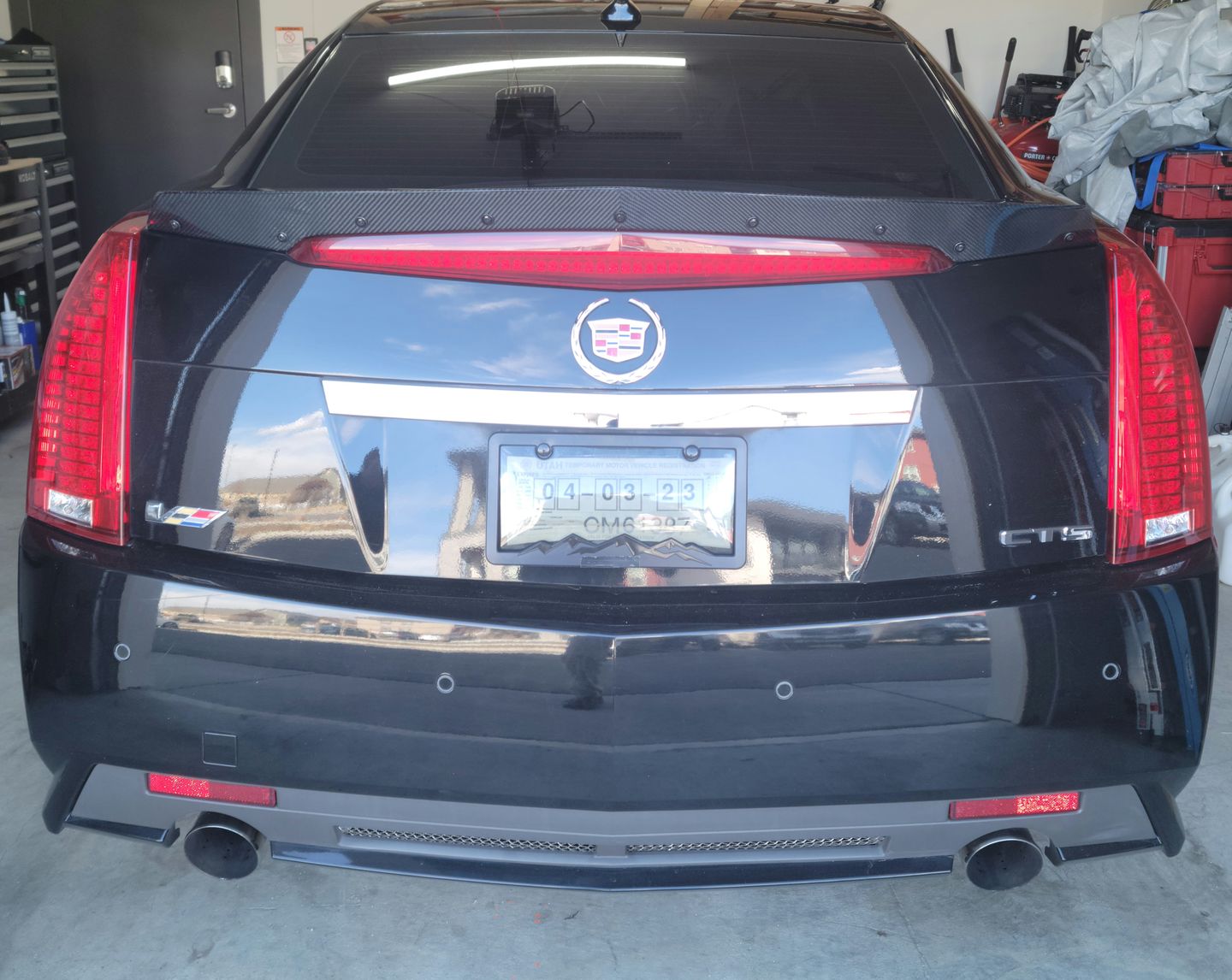 Customer photo review of 2009-15 Cadillac CTS-V Front Splitter Lip