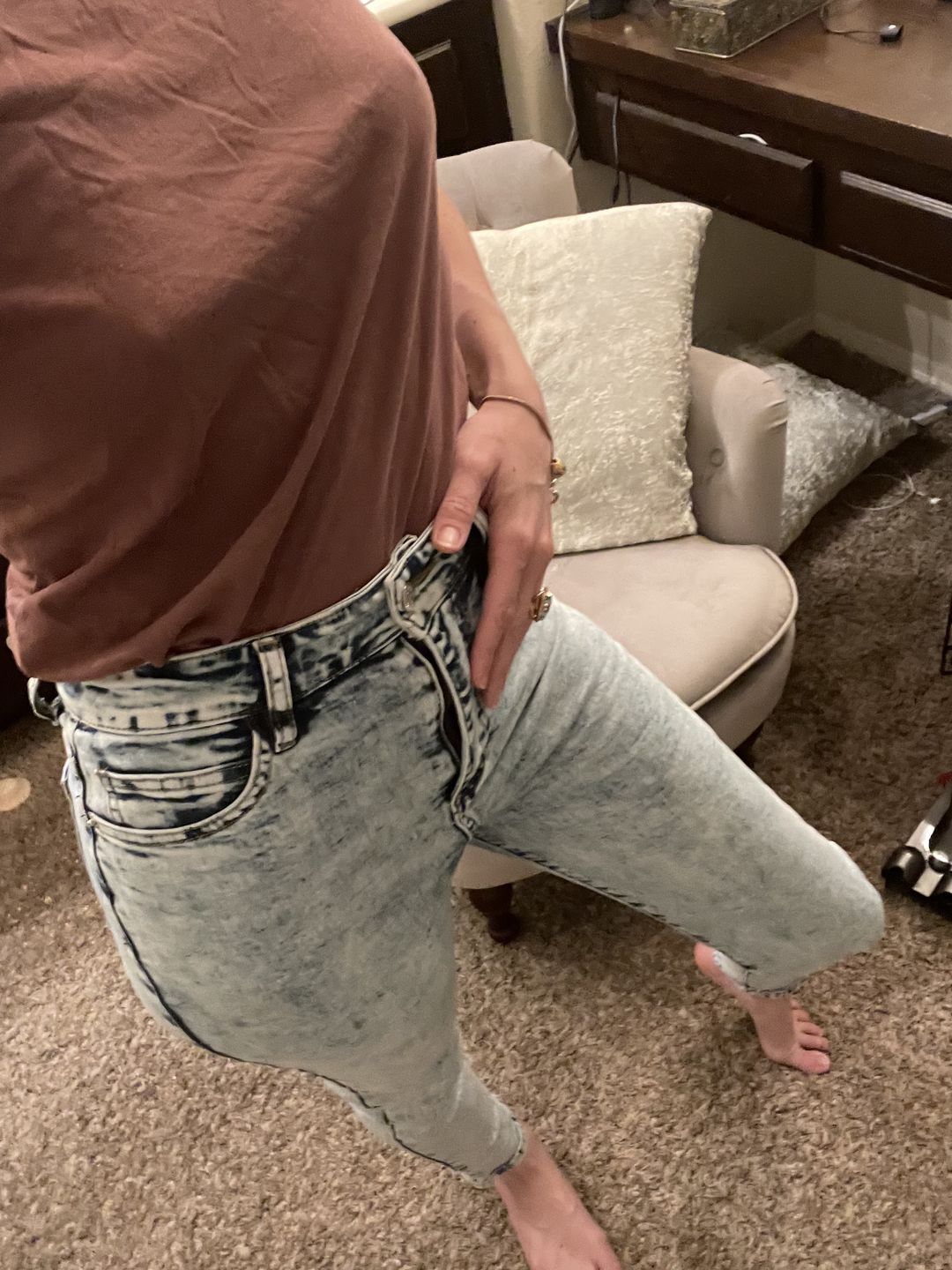 Customer photo review of Ethos High-Rise Skinny Jean  #FlatteringFit