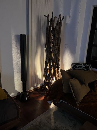 Customer photo review of Teakholz Stehlampe ALMA | Höhe 180 cm
