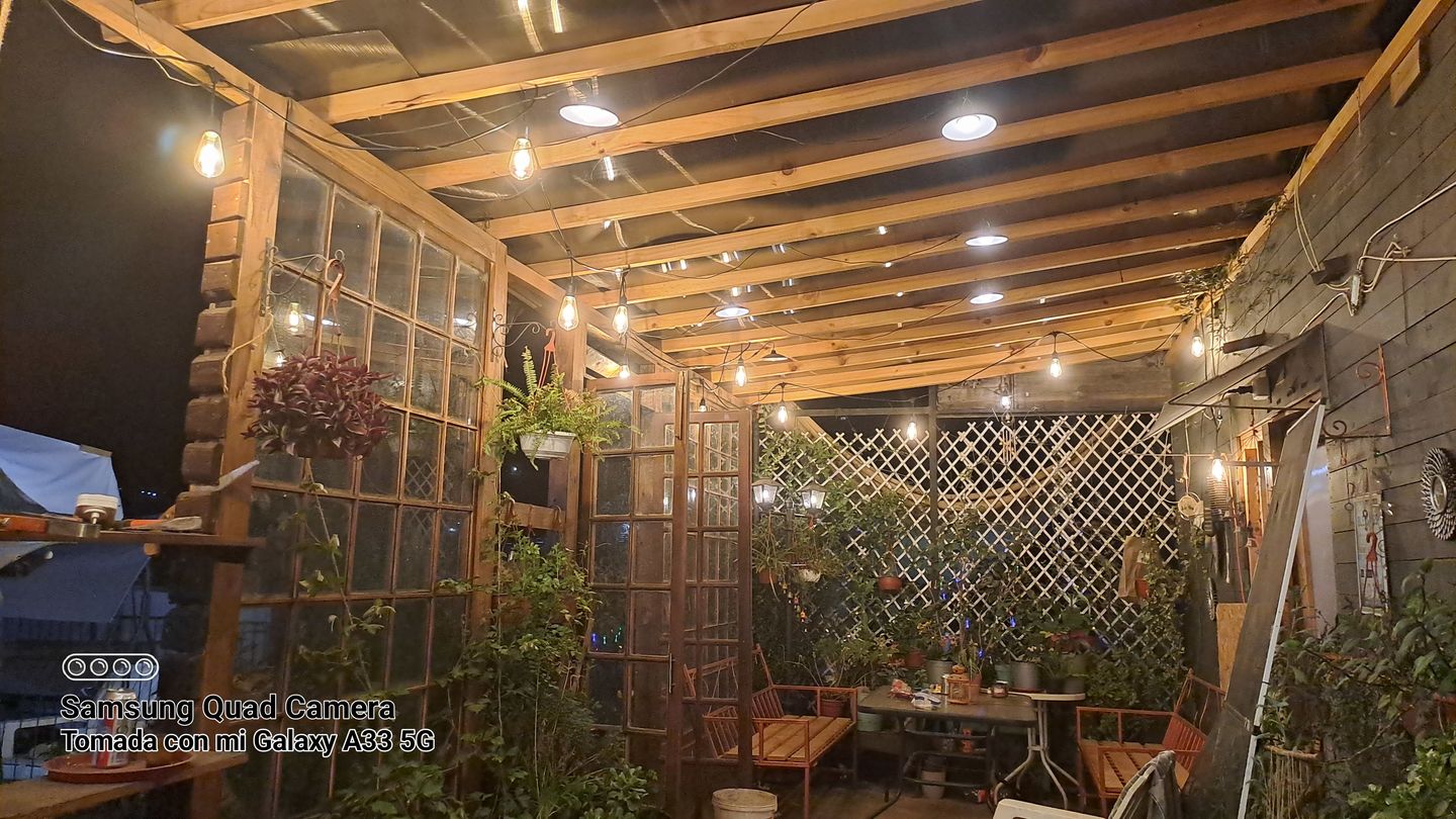 Customer photo review of Colgante de Viento Solar - Largo 1 m Inoxidable IP44 Luz Cálida