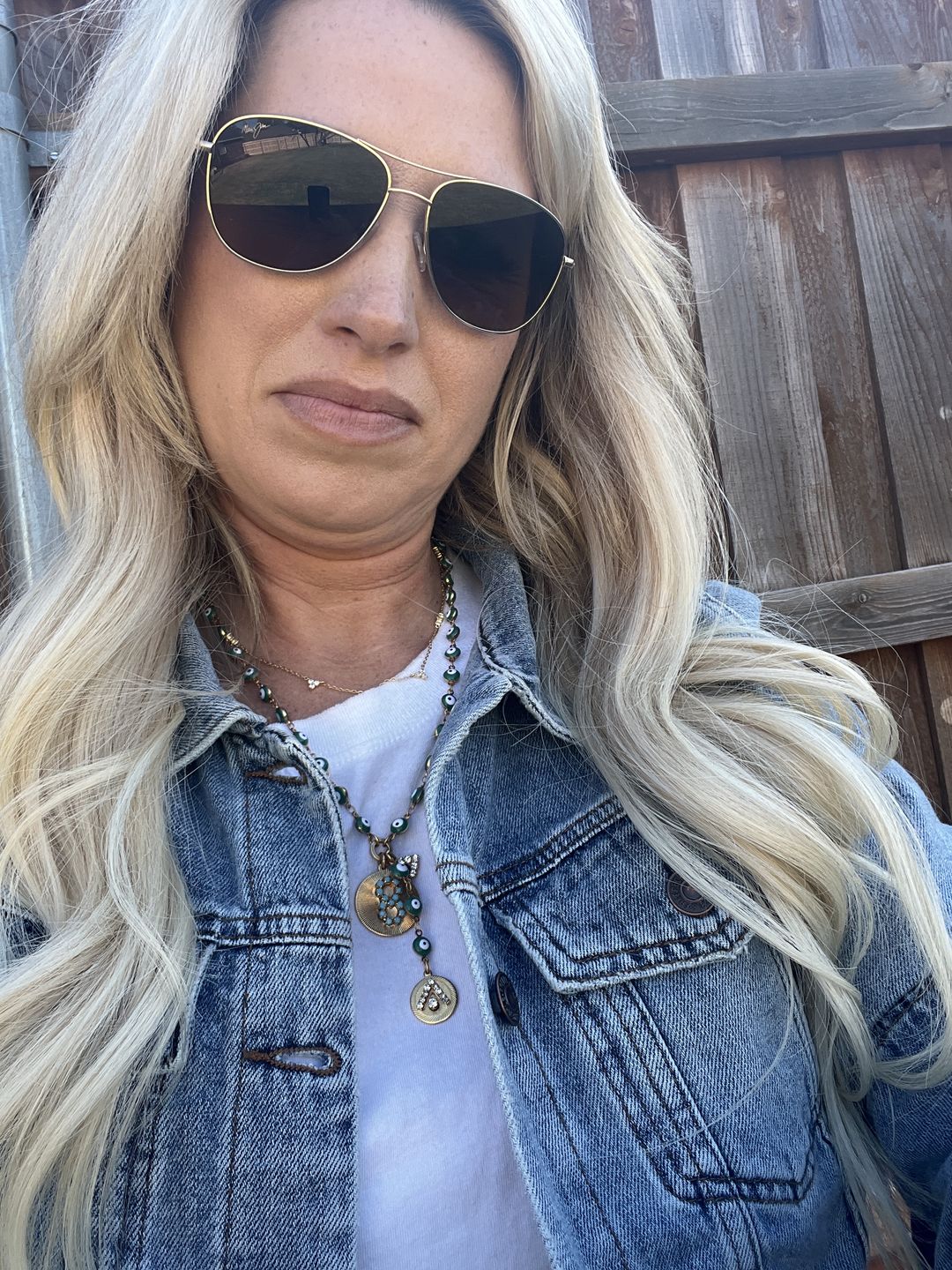 Customer photo review of Galia Necklace