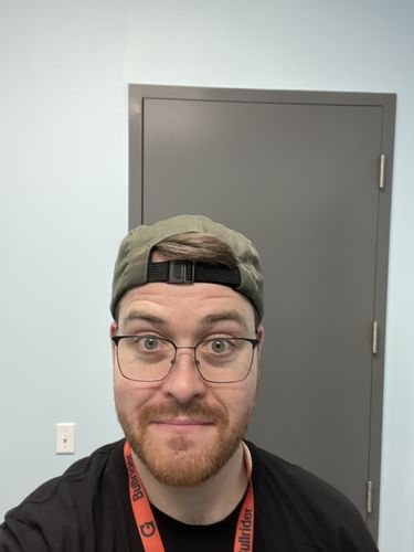 Customer photo review of Big Army Green Camp Hat