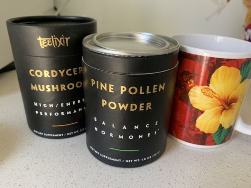 Customer photo review of Pine Pollen Powder