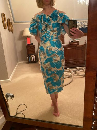 Customer photo review of Irena Midi Dress