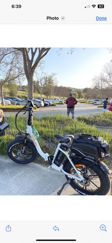 Customer photo review of U7 Step-thru Foldable Fat Tire Electric Bike
