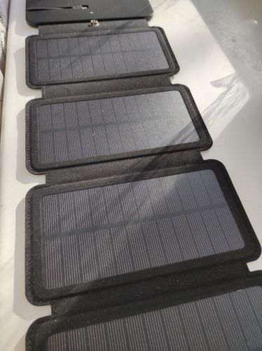 Customer photo review of Portable Foldable Dual USB Outdoor Waterproof Solar Panel Charger